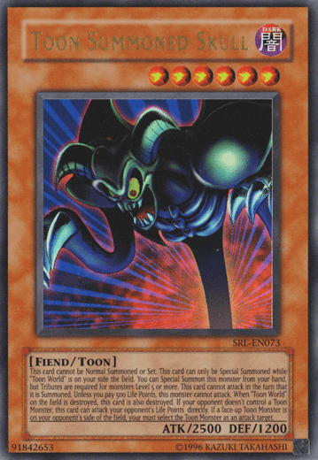 Toon Summoned Skull [SRL-073] Ultra Rare - Josh's Cards