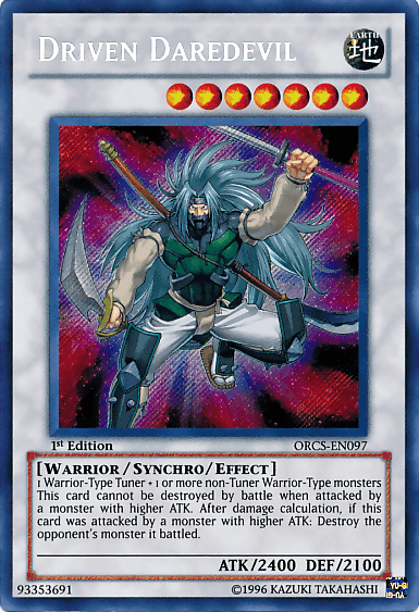 Driven Daredevil [ORCS-EN097] Secret Rare - Josh's Cards
