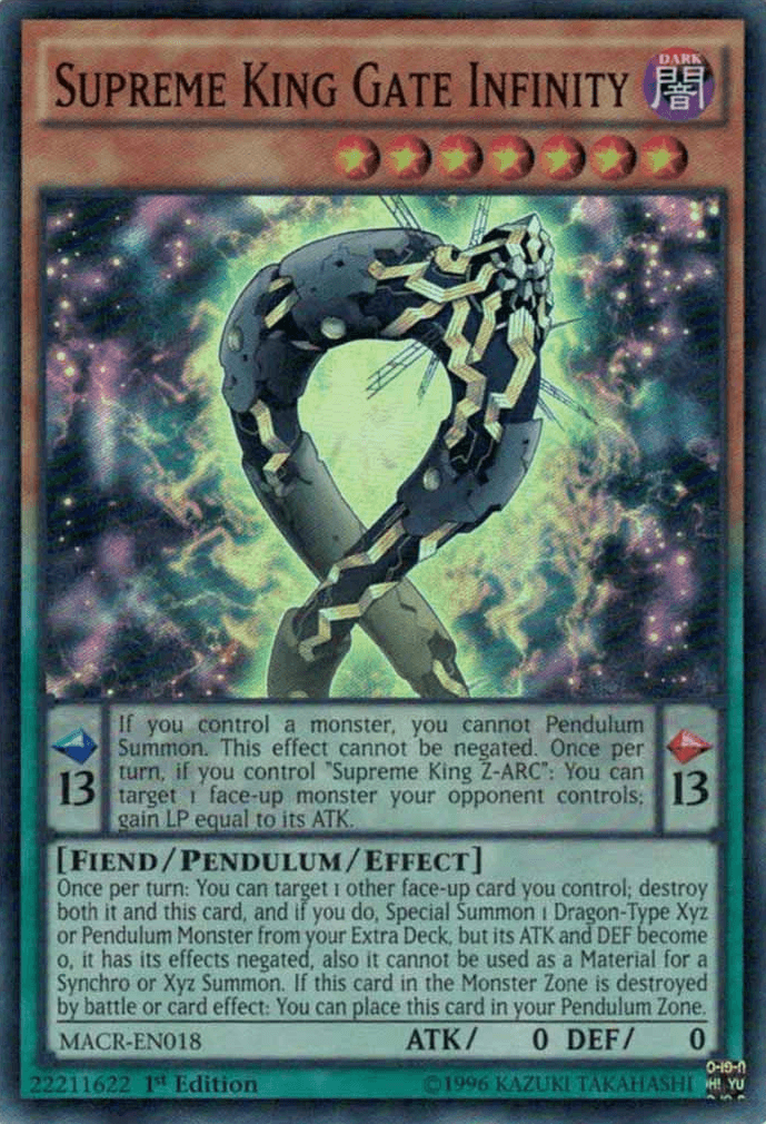 Supreme King Gate Infinity [MACR-EN018] Super Rare - Josh's Cards