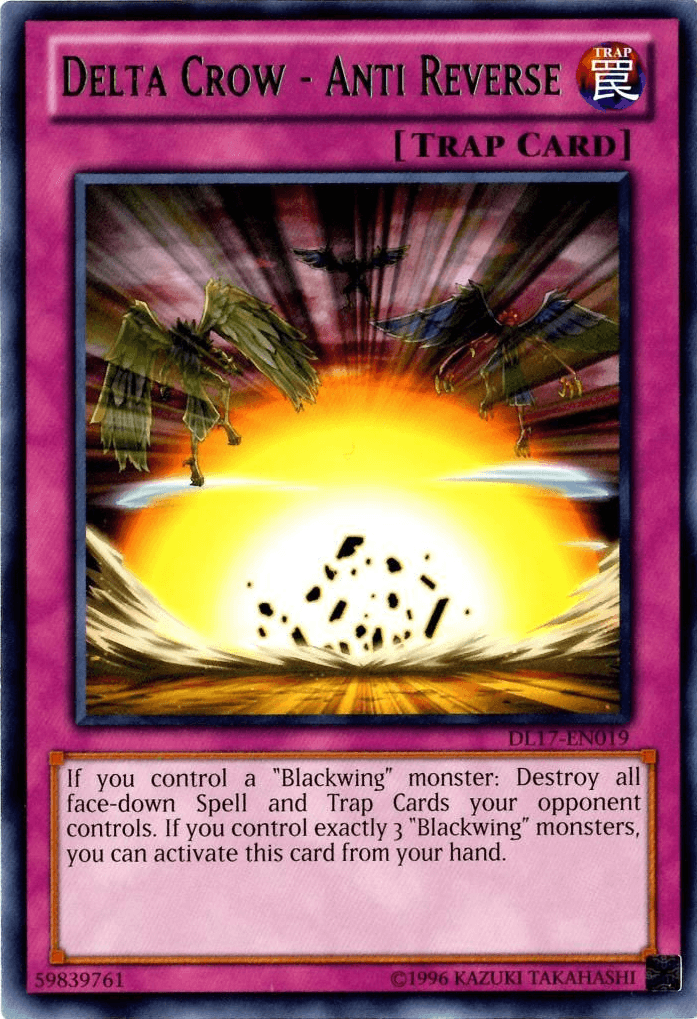 Delta Crow - Anti Reverse (Green) [DL17-EN019] Rare - Josh's Cards