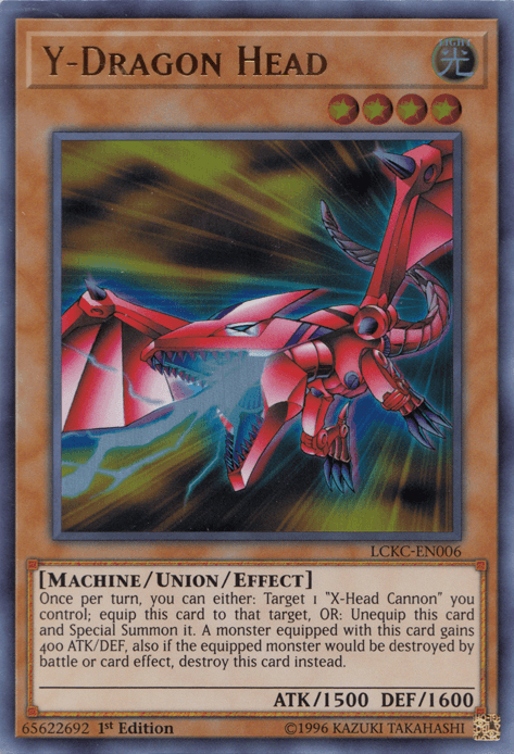 Y-Dragon Head [LCKC-EN006] Ultra Rare - Josh's Cards