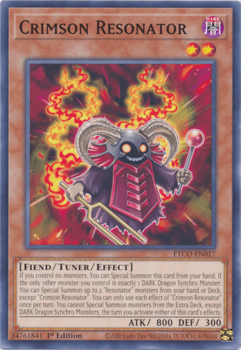Crimson Resonator [ETCO-EN017] Common - Josh's Cards