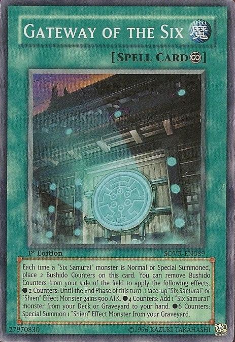 Gateway of the Six [SOVR-EN089] Super Rare - Josh's Cards