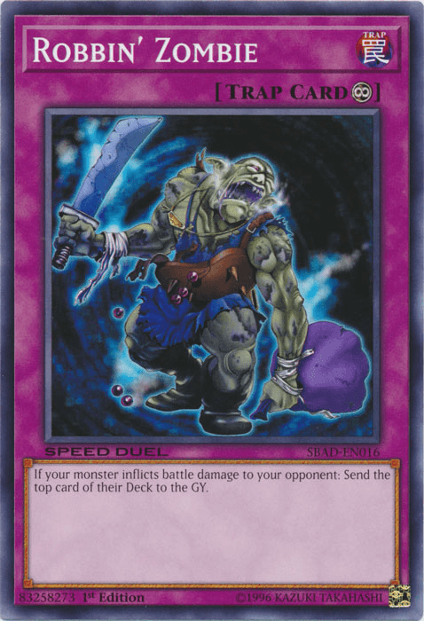 Robbin' Zombie [SBAD-EN016] Common - Josh's Cards