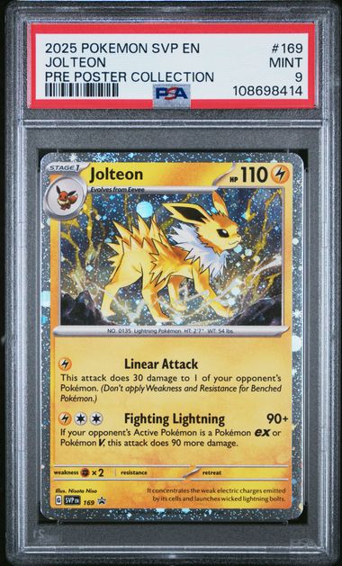 Jolteon Promo SVP 169 PSA 9