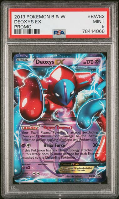 Deoxys EX BW Promos BW82 PSA 9