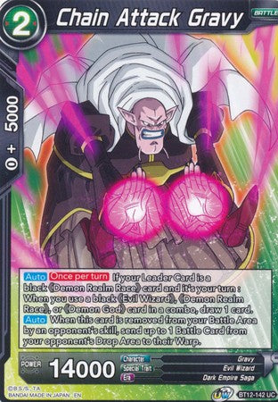 Chain Attack Gravy (BT12-142) [Vicious Rejuvenation] Parallel Foil