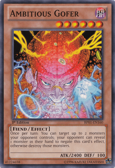 Ambitious Gofer [BP01-EN160] Common - Josh's Cards