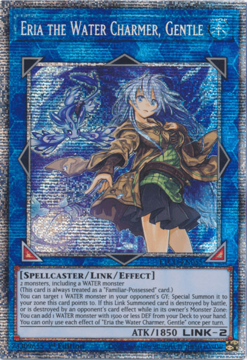 Eria the Water Charmer, Gentle [ETCO-EN055] Starlight Rare - Josh's Cards