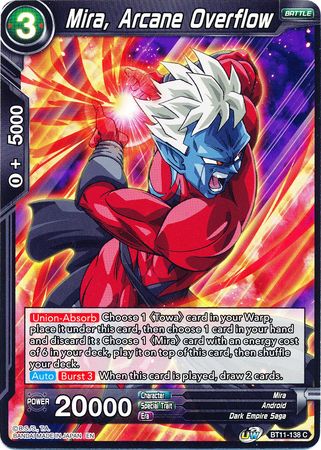 Mira, Arcane Overflow (BT11-138) [Vermilion Bloodline] Parallel Foil
