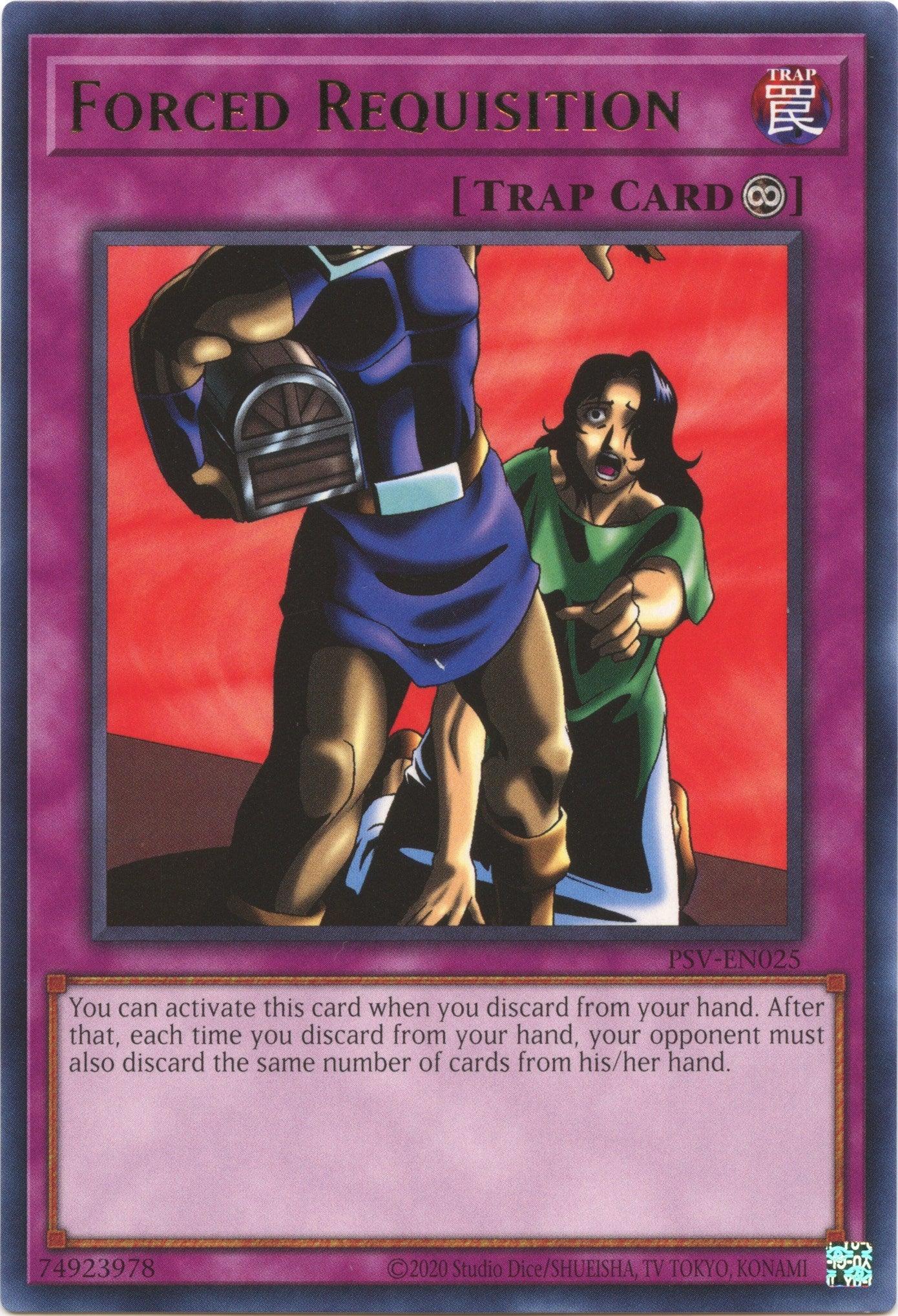 Forced Requisition (25th Anniversary) [PSV-EN025] Rare - Josh's Cards