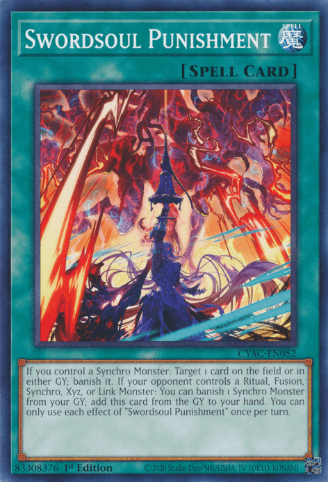 Swordsoul Punishment [CYAC-EN052] Common - Josh's Cards