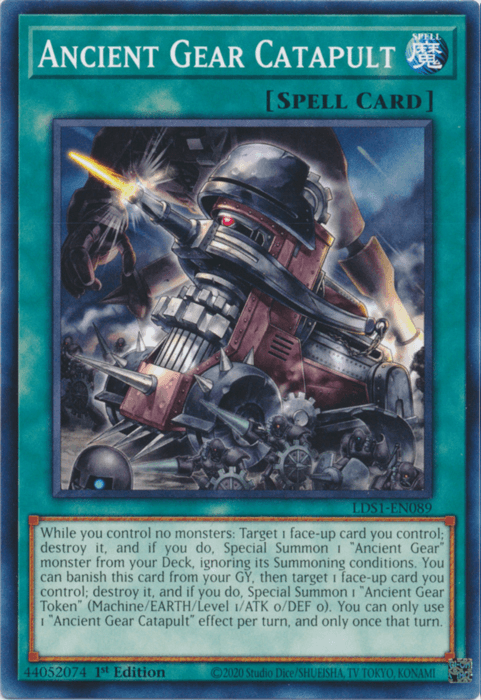 Ancient Gear Catapult [LDS1-EN089] Common - Josh's Cards