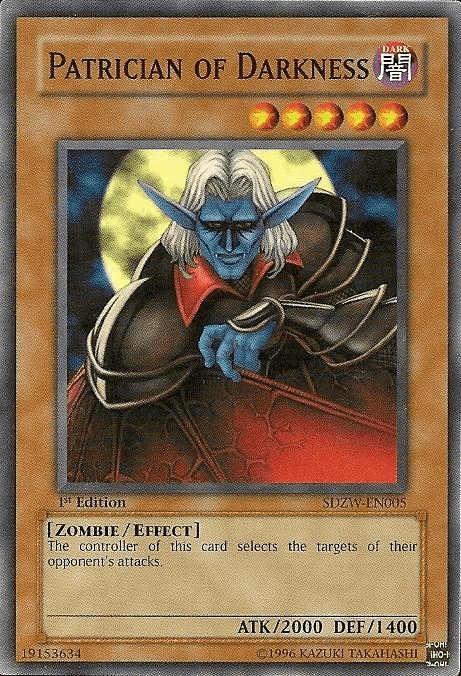 Patrician of Darkness [SDZW-EN005] Common - Josh's Cards