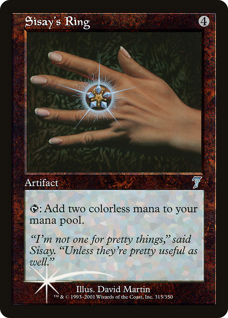 Sisay's Ring [Seventh Edition] Foil