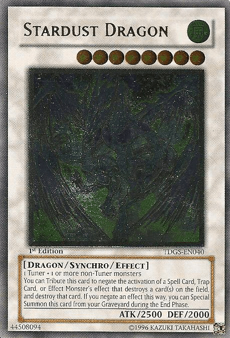Stardust Dragon [TDGS-EN040] Ultimate Rare - Josh's Cards