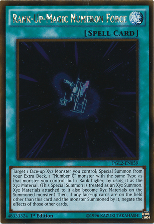 Rank-Up-Magic Numeron Force [PGL2-EN059] Gold Rare - Josh's Cards
