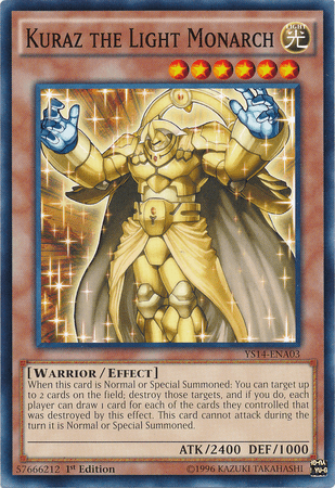 Kuraz the Light Monarch [YS14-ENA03] Common - Josh's Cards