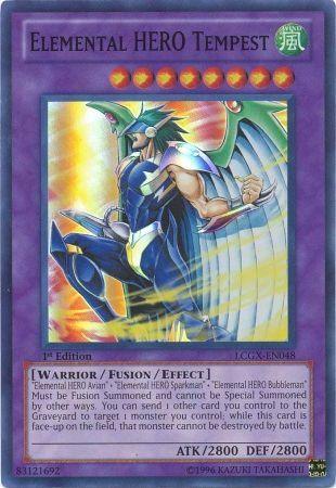 Elemental HERO Tempest [LCGX-EN048] Super Rare - Josh's Cards