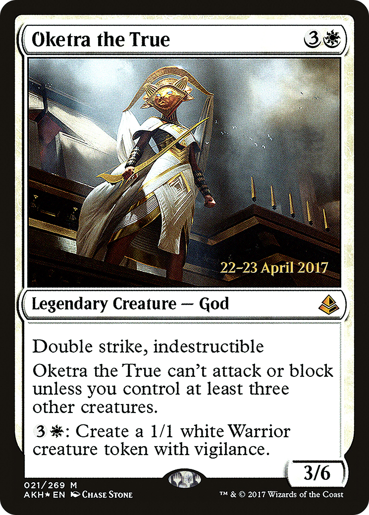 Oketra the True (PRE-21S) - Amonkhet Promos Foil