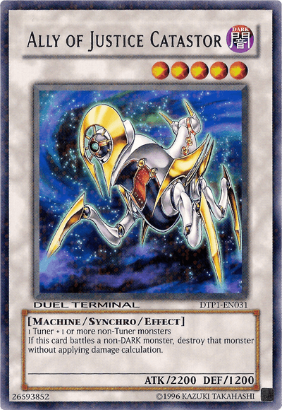 Ally of Justice Catastor [DTP1-EN031] Rare - Josh's Cards