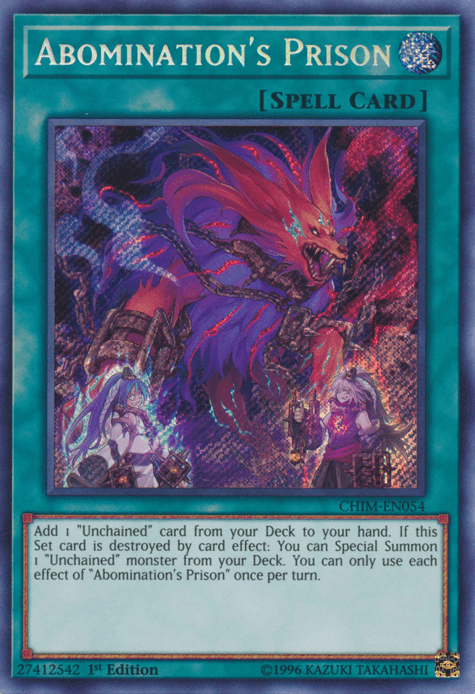 Abomination's Prison [CHIM-EN054] Secret Rare - Josh's Cards