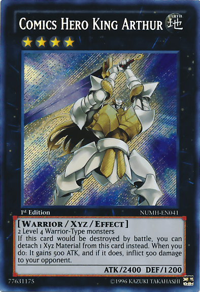 Comics Hero King Arthur [NUMH-EN041] Secret Rare - Josh's Cards
