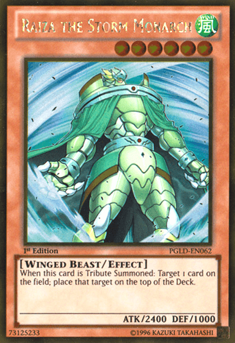 Raiza the Storm Monarch [PGLD-EN062] Gold Rare - Josh's Cards