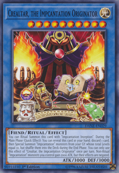 Crealtar, the Impcantation Originator [DANE-EN029] Common - Josh's Cards