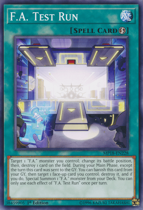 F.A. Test Run [MP18-EN228] Common - Josh's Cards