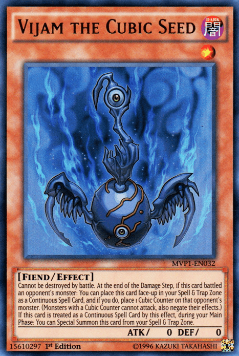 Vijam the Cubic Seed [MVP1-EN032] Ultra Rare - Josh's Cards