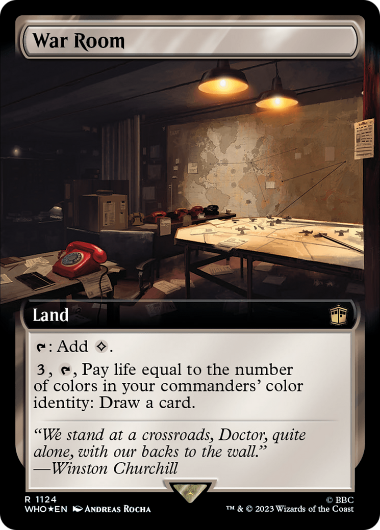 War Room (WHO-1124) - Doctor Who: (Extended Art) Foil