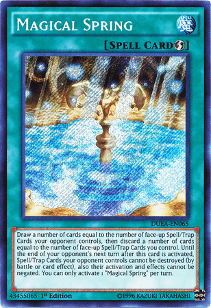 Magical Spring [DUEA-EN065] Secret Rare - Josh's Cards