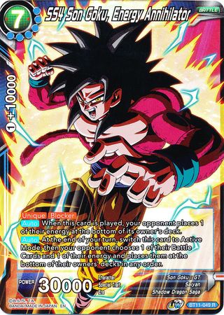 SS4 Son Goku, Energy Annihilator (BT11-049) [Vermilion Bloodline 2nd Edition] Parallel Foil