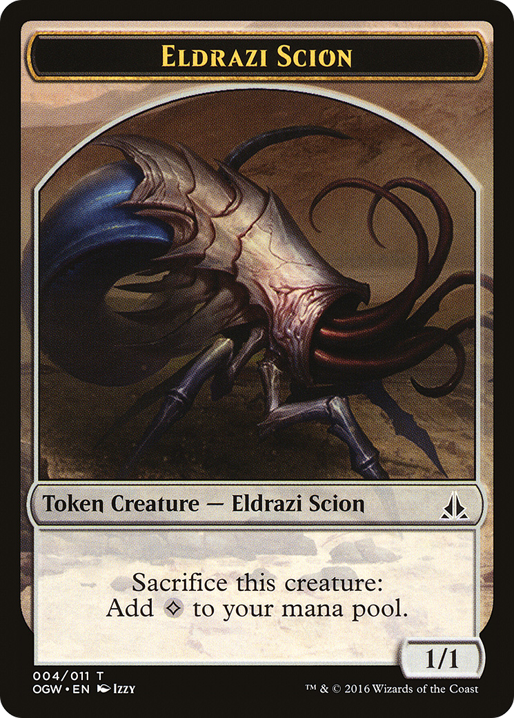 Eldrazi Scion (OGW-004) - Oath of the Gatewatch Tokens