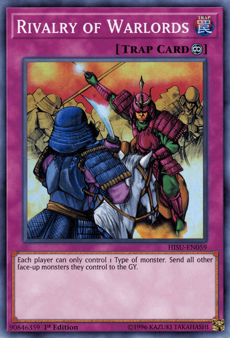 Rivalry of Warlords [HISU-EN059] Super Rare - Josh's Cards