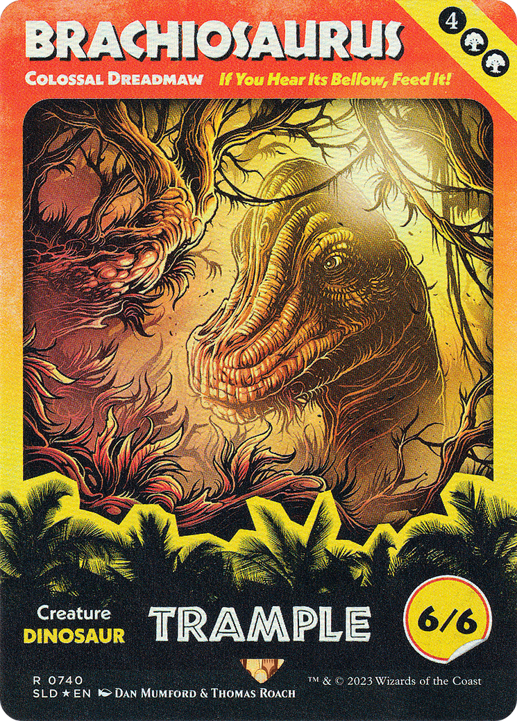 Colossal Dreadmaw (SLD-740) - Secret Lair Drop / Brachiosaurus (Borderless)