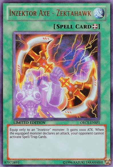 Inzektor Axe - Zektahawk [ORCS-ENSP1] Ultra Rare - Josh's Cards