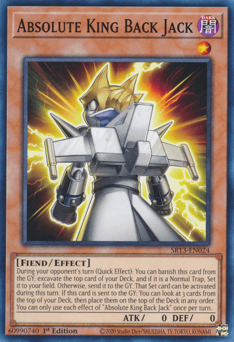 Absolute King Back Jack [SR13-EN024] Common - Josh's Cards