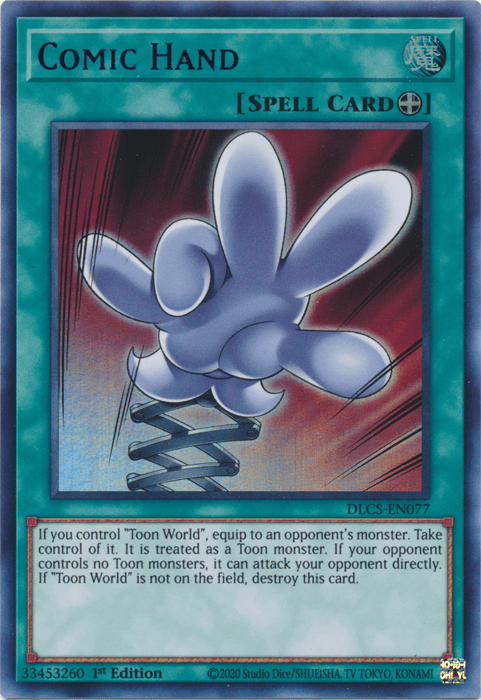 Comic Hand (Blue) [DLCS-EN077] Ultra Rare - Josh's Cards
