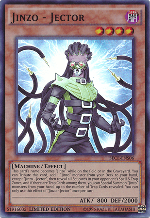 Jinzo - Jector [SECE-ENS06] Super Rare - Josh's Cards