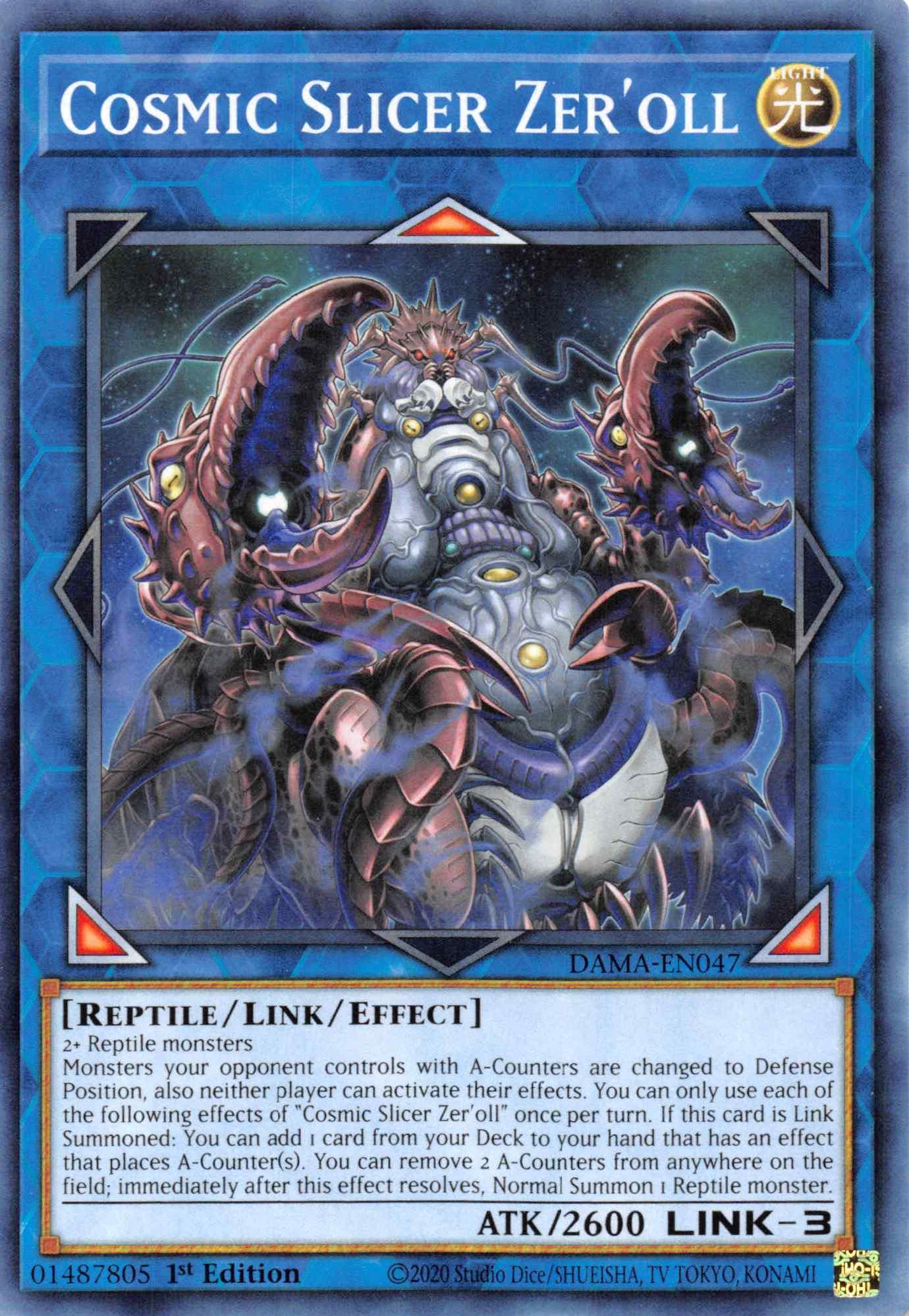Cosmic Slicer Zer'oll [DAMA-EN047] Common - Josh's Cards