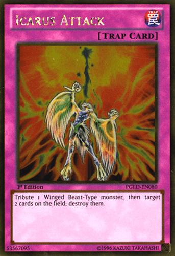 Icarus Attack [PGLD-EN080] Gold Rare - Josh's Cards