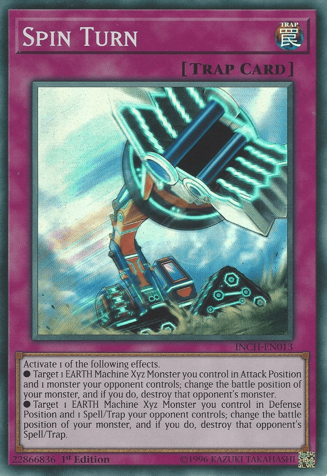 Spin Turn [INCH-EN013] Super Rare - Josh's Cards