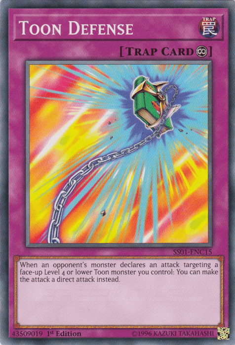 Toon Defense [SS01-ENC15] Common - Josh's Cards