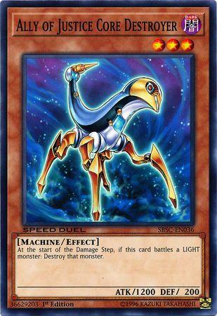 Ally of Justice Core Destroyer [SBSC-EN036] Common - Josh's Cards