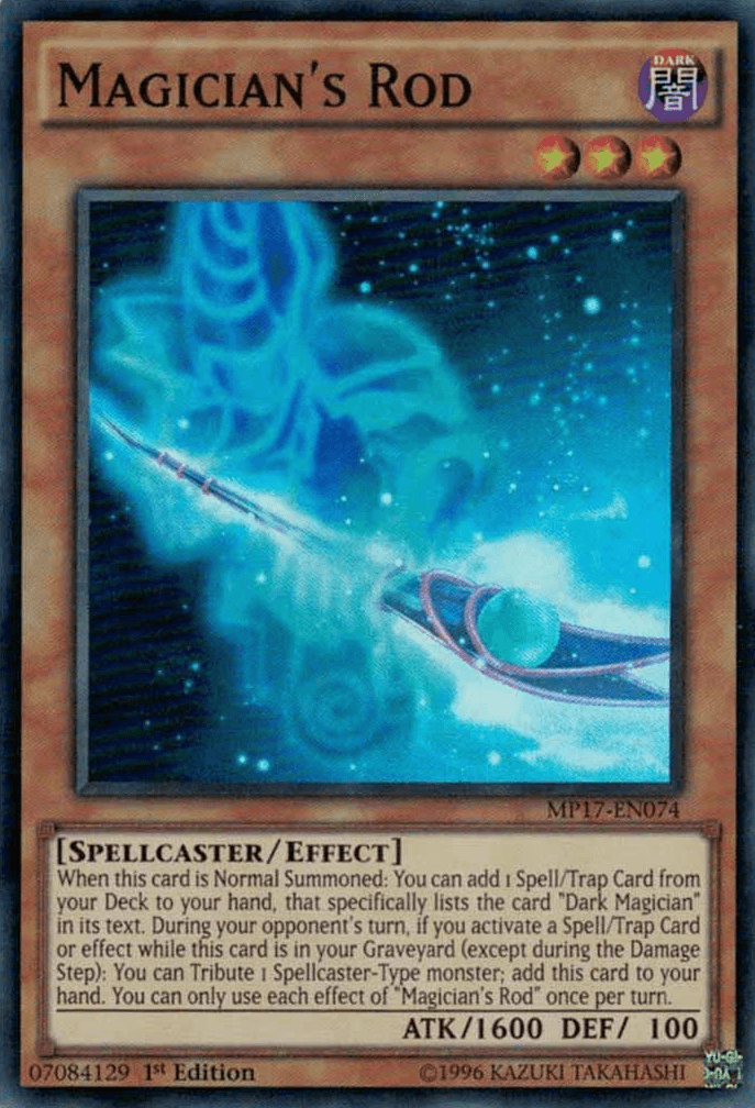 Magician's Rod [MP17-EN074] Super Rare - Josh's Cards