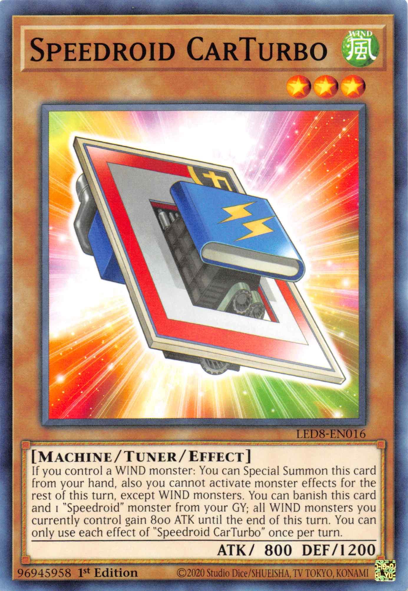 Speedroid CarTurbo [LED8-EN016] Common - Josh's Cards
