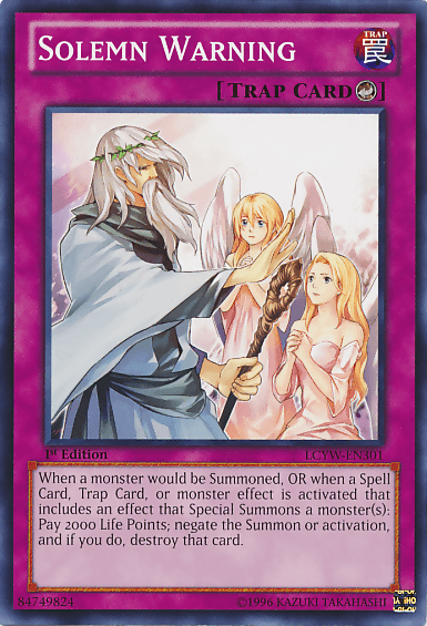 Solemn Warning [LCYW-EN301] Common - Josh's Cards