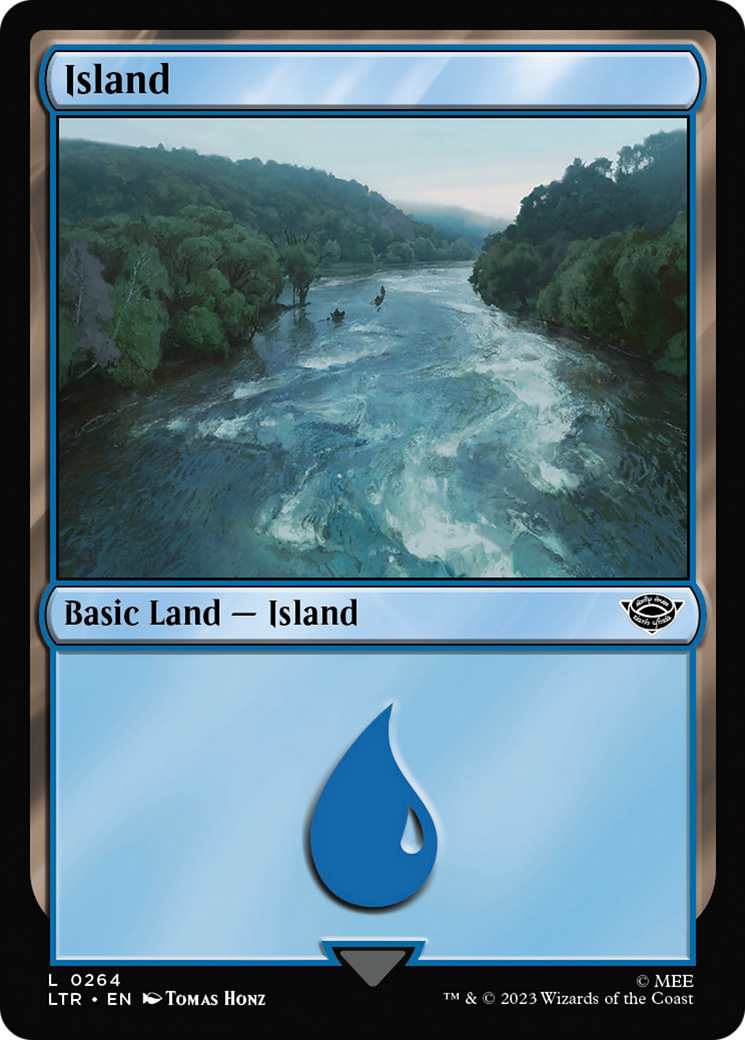 Island (LTR-264) - The Lord of the Rings: Tales of Middle-earth Foil